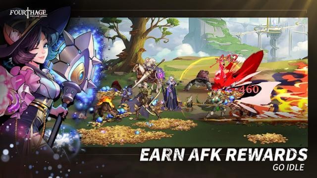 Fourth Age cho phép bạn kiếm các phần thưởng AFK ngay cả khi bạn không có mặt trong game