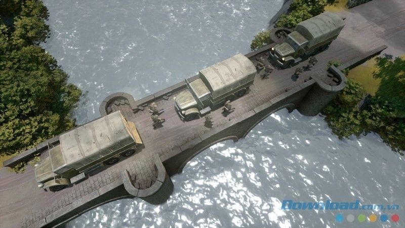 Di chuyển quân trên cầu trong Foxhole