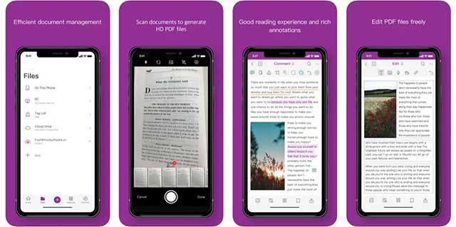 Foxit PDF Reader Mobile bao gồm nhiều công cụ xử lý PDF mạnh mẽ