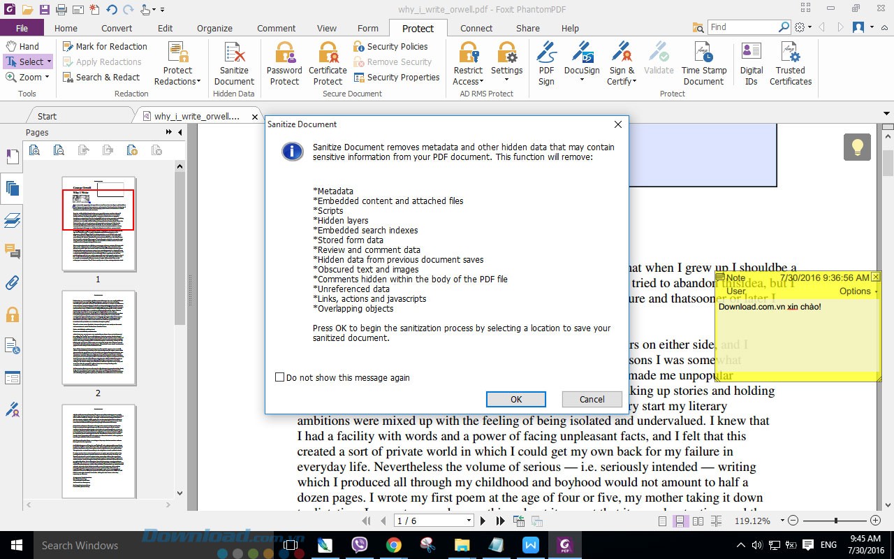Xóa vĩnh viễn dữ liệu