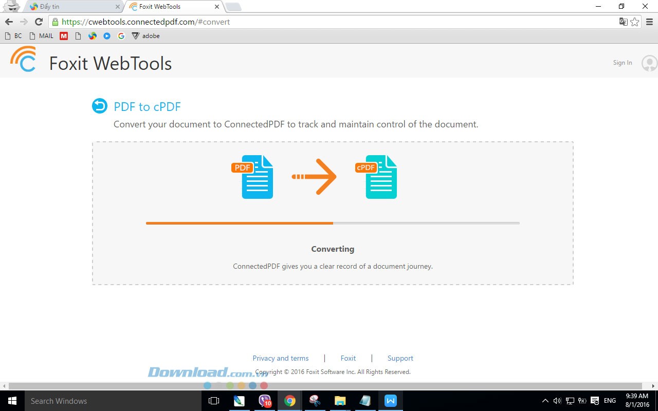 Hỗ trợ thao tác kéo thả