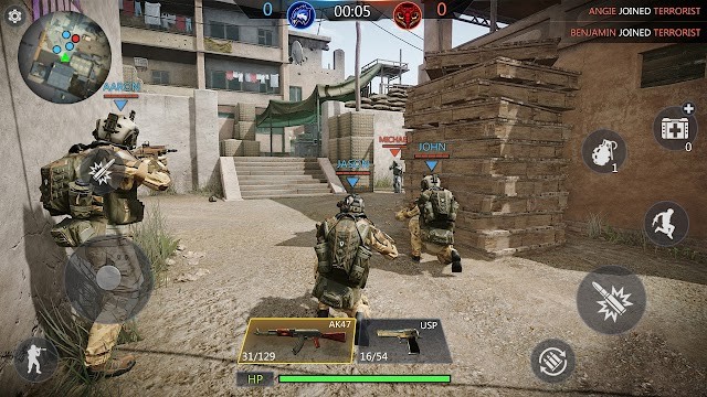 FPS Strike Ops: Modern Arena cho Android cho bạn trải nghiệm các trận đấu súng sinh tử gay cấn