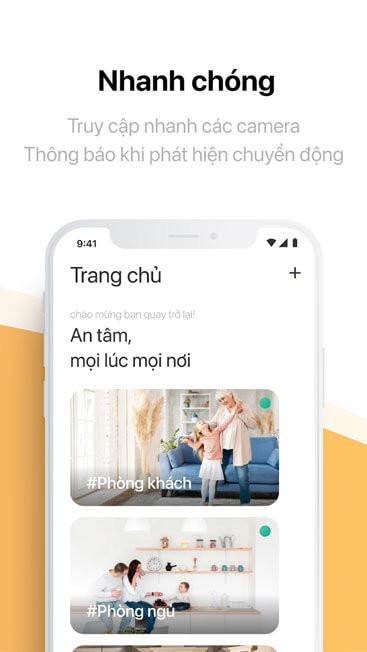 Truy cập camera nhanh chóng