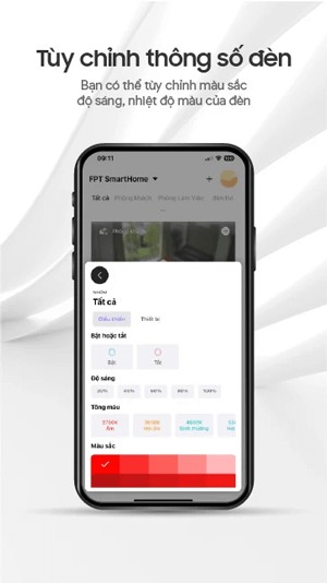 Tùy chỉnh thông số điện