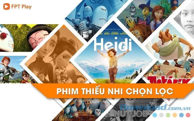 FPT Play Player Extension có kho phim thiếu nhi cực hay