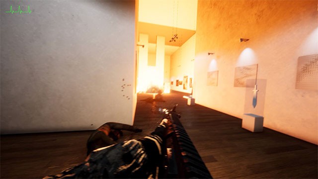 Đi qua từng tầng của tòa nhà chọc trời, dọn dẹp đám lính canh và cướp bóc vũ khí, áo giáp