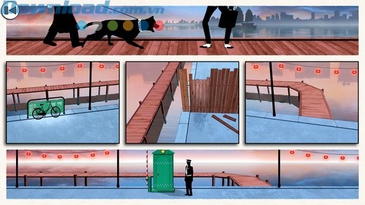 thay đổi thứ tự bức tranh, thay đổi kết quả câu chuyện