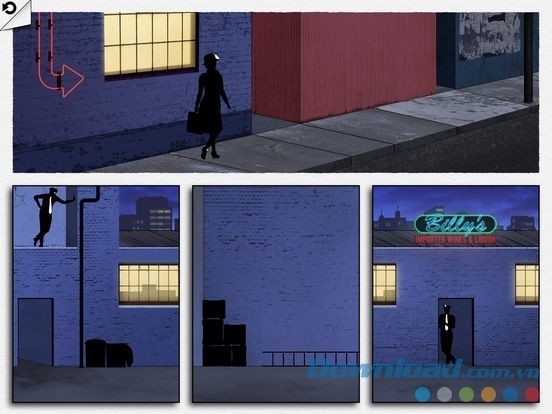 FRAMED cho iOS giống như một cuốn truyện tranh tương tác mà người chơi chính là tác giả của câu chuyện