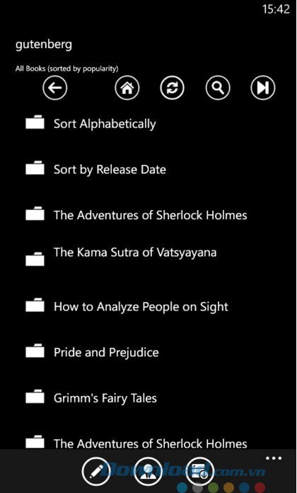 Kho sách từ Gutenberg