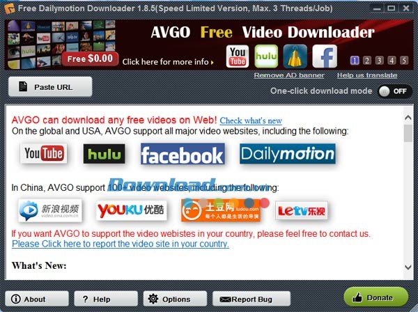 Free Dailymotion Downloader