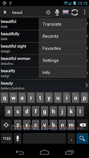 Free Dict: Esperanto English for Android