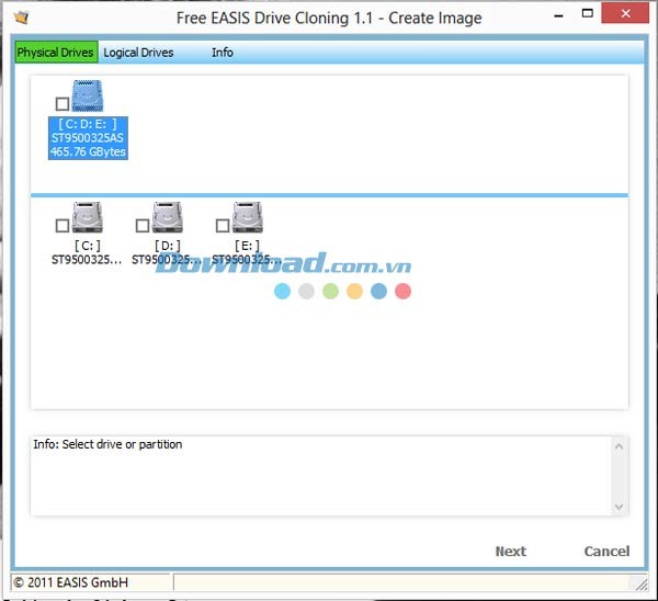 Free EASIS Drive Cloning