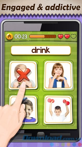 Tìm đáp án đúng