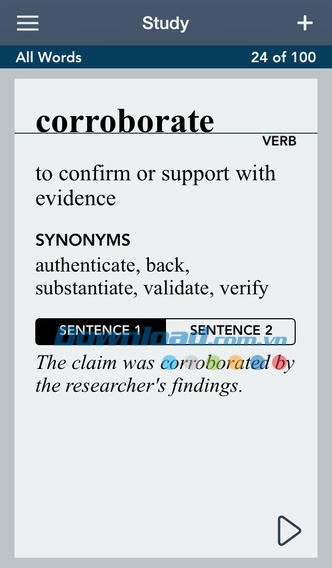 Free Exam Vocabulary Builder by AccelaStudy for iOS