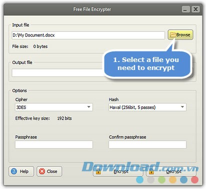Free File Encrypter