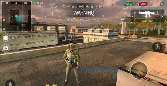 Chơi game Free Fire: Battlegrounds