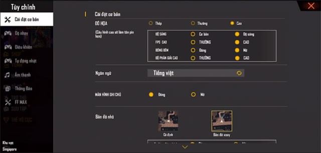 Phiên bản nâng cấp của game Free Fire