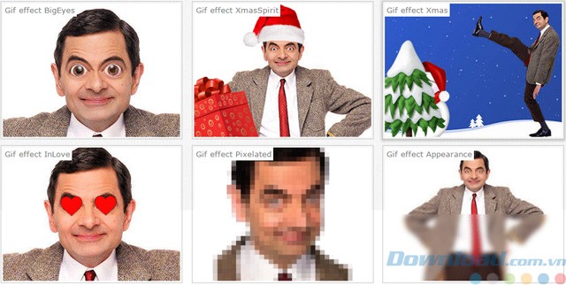 Hiệu ứng cho ảnh động