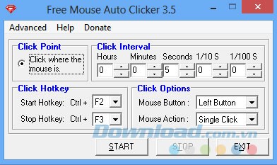 Free Mouse Auto Clicker