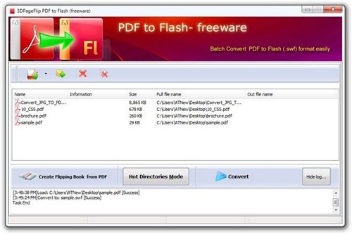 Free PDF to Flash
