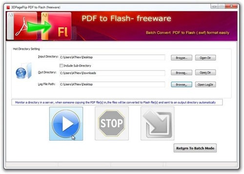 Free PDF to Flash