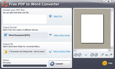 Free PDF to Word Converter