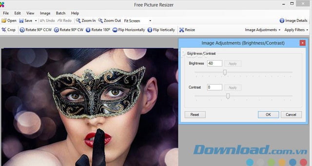 Chỉnh sửa ảnh nhanh cùng Free Image Resizer