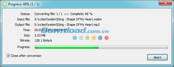 Free WebM to MP3 Converter