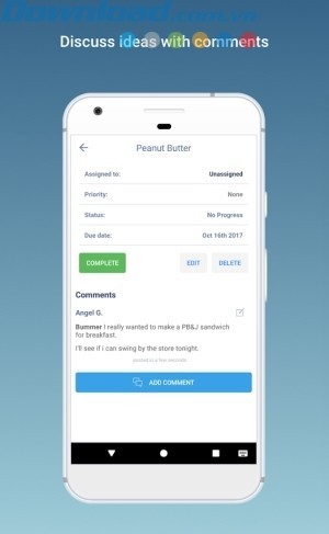 Thảo luận bằng comment