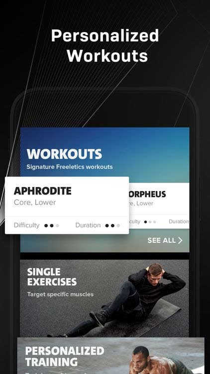 Freeletics cung cấp các bài tập được cá nhân hóa