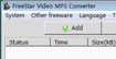 FreeStar Video MP3 Converter - Convert Videos to MP3
