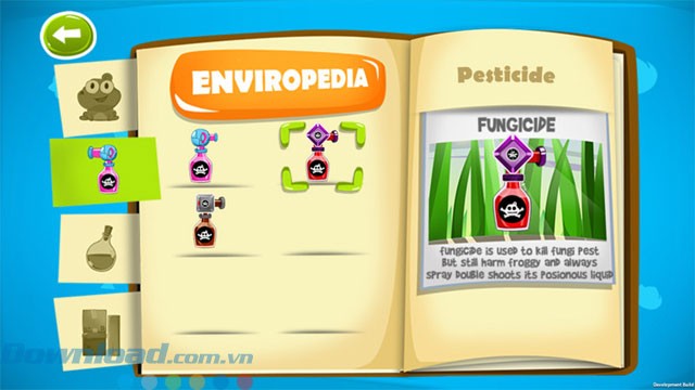 Tra cứu thông tin trong Froggy and The Pesticide