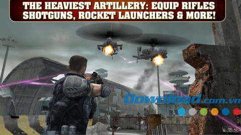 Hệ thống vũ khí đồ sộ