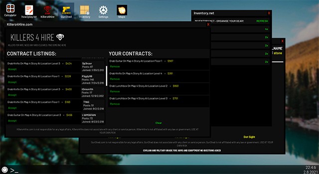 Nhận các hợp đồng đánh thuê, tiêu diệt sinh vật lạ để kiếm tiền và mở khóa nhiệm vụ mới