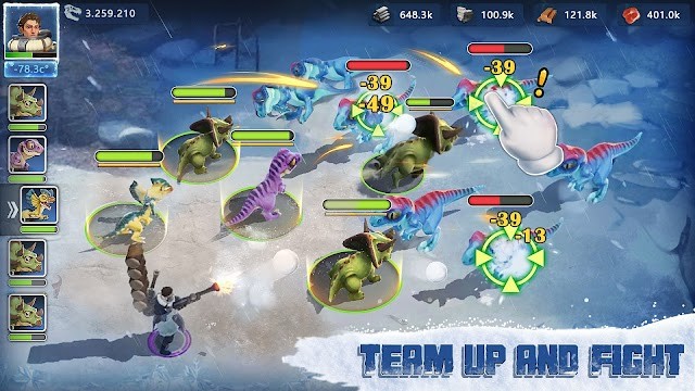 Lập team và chiến đấu cùng rồng trong game Frost Forge: Dragon's Might