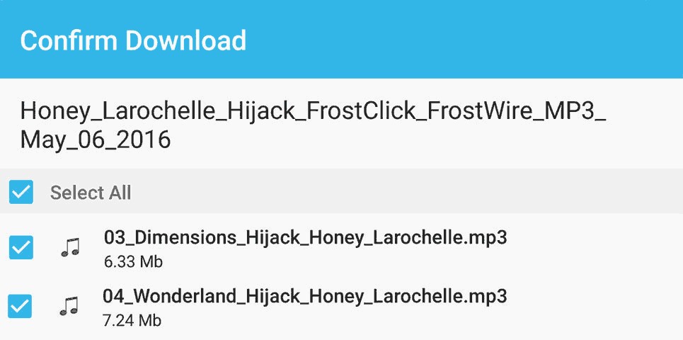 FrostWire hỗ trợ tải file nhanh