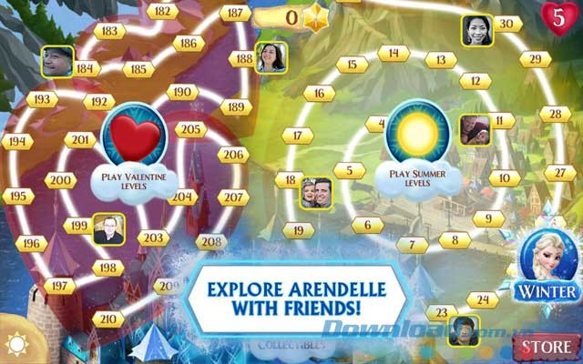 Game bao gồm nhiều cấp độ thách thức người chơi