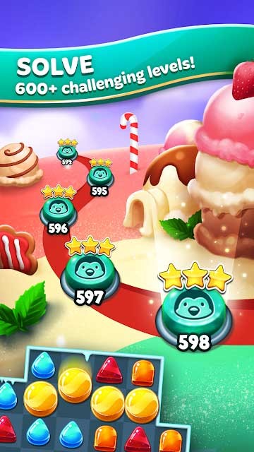 Lối chơi game Frozen Frenzy Mania cho Android