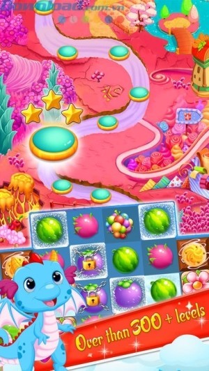 Hơn 300 level hấp dẫn