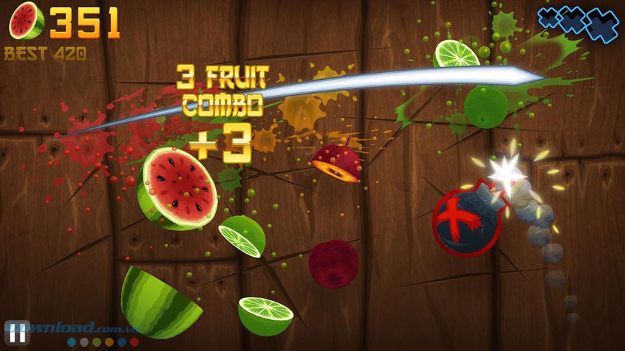 Game chém hoa quả trên di động Fruit Ninja Classic cho Android