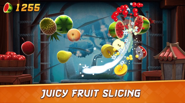 Chém hoa quả thật đã trong game Fruit Ninja 2