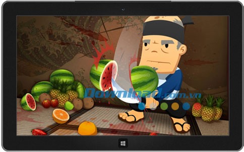 Fruit Ninja theme