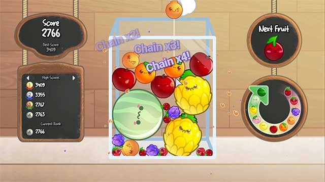 Fruit Salad có nhiều chế độ chơi thú vị