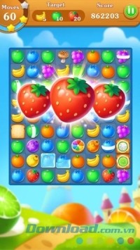 Game vui Fruits Bomb cho Android