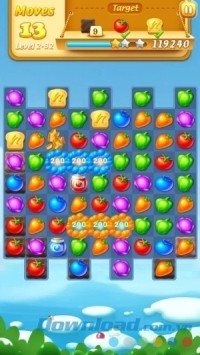 Fruits Garden Mania cho Android có đồ họa đẹp