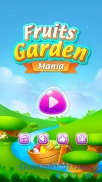 Giao diện chính của Fruits Garden Mania cho Android