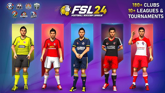 FSL 24 League có tới hơn 180 câu lạc bộ, hơn 3000 cầu thủ cho bạn lựa chọn