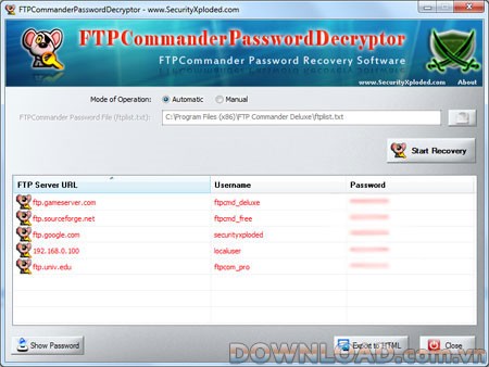 FTPCommanderPasswordDecryptor