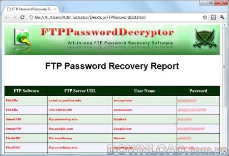 FtpPasswordDecryptor