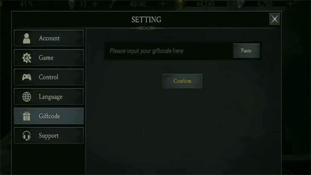 Hướng dẫn nhập code Shadow Hunter đổi quà
